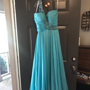 Sherri Hill Dresses - Turquoise Sherri Hill prom dress Sherri Hill Dresses - Turquoise Sherri Hill prom dress